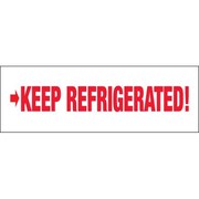 BSC PREFERRED 3'' x 110 yds. - ''Keep Refrigerated'' Tape Logic Pre-Printed Carton Sealing Tape, 24PK T905P09